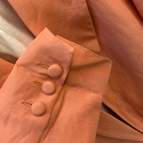 Sézane Gracie Blazer Size 38, Peach - Picture 6 of 6